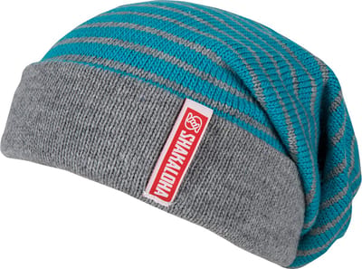 Shakaloha Gebreide Wollen Muts Heren & Dames Beanie Hat van merino wol zonder voering - Berit Beanie MrnRv Black Unisex - One Size Wintermuts