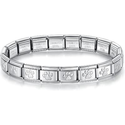 Hapiship Nieuwe Mode Vrouwen Sieraden 9mm Breedte Kleur Roestvrijstalen Armband Bangle Meisjes Bruiloft Cadeau G108 white