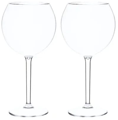 Travellife Lua Camping Gin Tonic Glas 2 stuks 680 ml - BPA- en ftalaatvrij - Licht in gewicht - Stoot- en krasbestendig