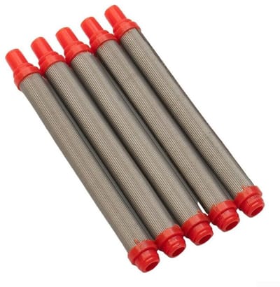 Dailygoods- Spuitfilter 200 mazen - Roestvrij Staal - 5 Stuks - Corrosiebestendig - Vervangbaar - Voor Airless Spuitpistool - Spuitpistoolfilter