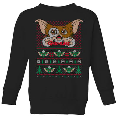 Gremlins Ugly Knit Kids' Christmas Jumper - Black - 146/152 (11-12 jaar)
