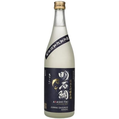Akashi Sake Akashi-Tai JUNMAI DAIGINJO Genshu Japanese Sake 16% Vol. 0,72l