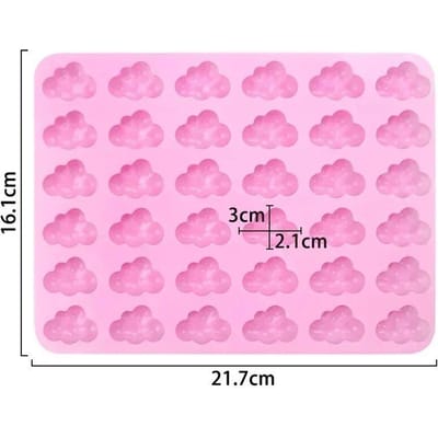 Wolken siliconen mal weer vorm DIY bakken taart chocolade fondan ijsblokjesvorm chocolademousse taart decor bakvorm