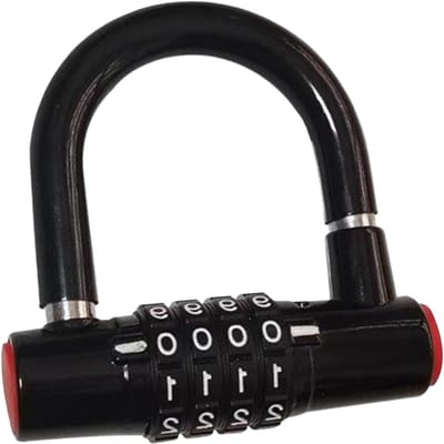 Slot met code - Waterdicht combinatieslot geschikt voor fietsen, scooters en motoren, antidiefstalveiligheidsslot voor garage, reizen, kamperen, rugzak, bescherming tegen autodiefstal