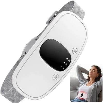 Menstruatie warmteband - Menstruatie pijnverlichting - Menstruatie band - Wit