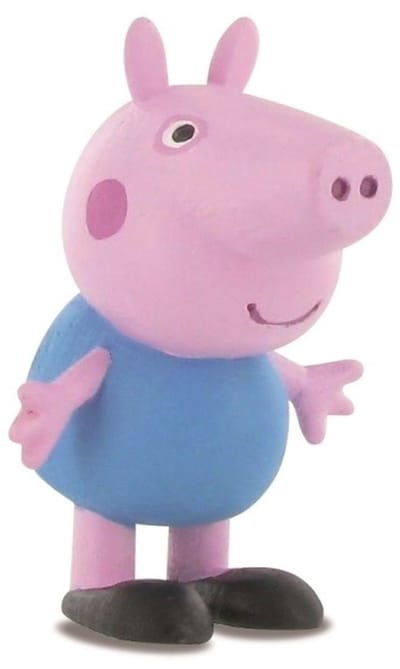 Comansi Speelfiguur Peppa Pig: George 6 Cm Roze