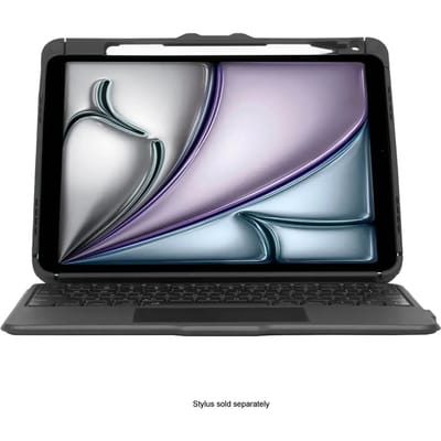 Targus Versavu - keyboard and folio case (keyboard case) - with trackpad - AZERTY - French - black Input Device - Keyboard and folio case - Frans - Zwart