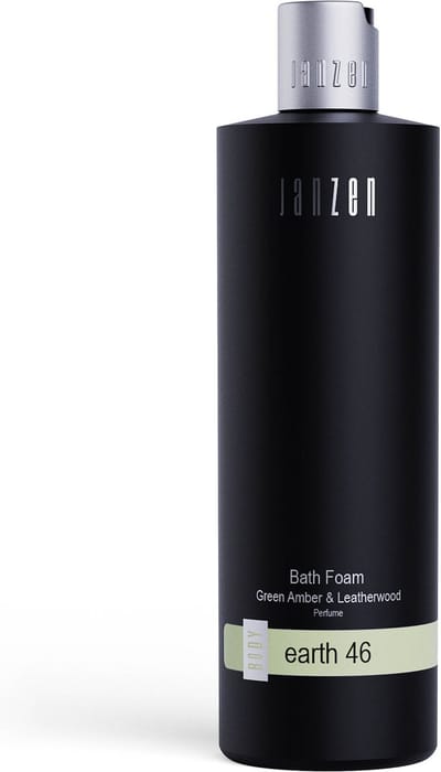 Janzen Earth 46 Bath Foam Mousse Green Amber & Leatherwood