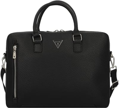 GUESS Business tas Laptoptas met laptopvak Torino Briefcase Black Zwart
