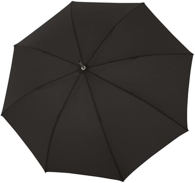 doppler Paraplu Graz Long Automatic MIA Umbrella Black Zwart