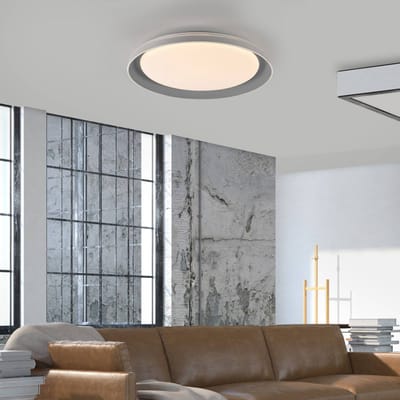 JUST LIGHT. GmbH JUST LIGHT. Sati plafondlamp, kunststof, grijs