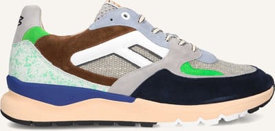 Floris Van Bommel Sfm-10154 De Treener Sneakers - Suède - Heren - Blauw - Maat 42⅔