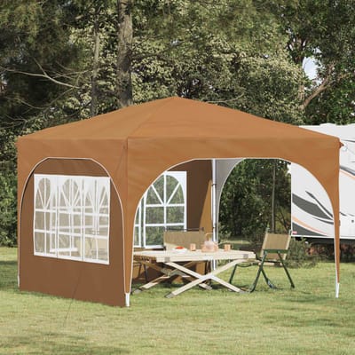 vidaXL - Pop-up - Feesttent - 290 - x - 290 - x - 245 - cm - Beige