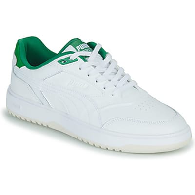 Puma Doublecourt Comfortabele Lage Sneakers Unisex Sneakers Wit Groen 393284-03 41 white