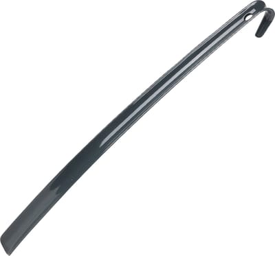 Urban Living Schoenlepel - lang - antraciet - kunststof - 60 cm - schoentrekker