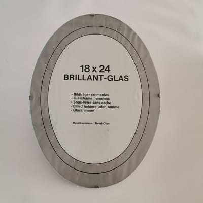 Fotokader ovaal glas edge 18x24cm 3stuks