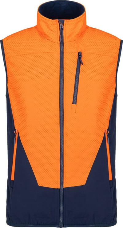 Softshell-vest Loap Uristo oranje voor heren - M