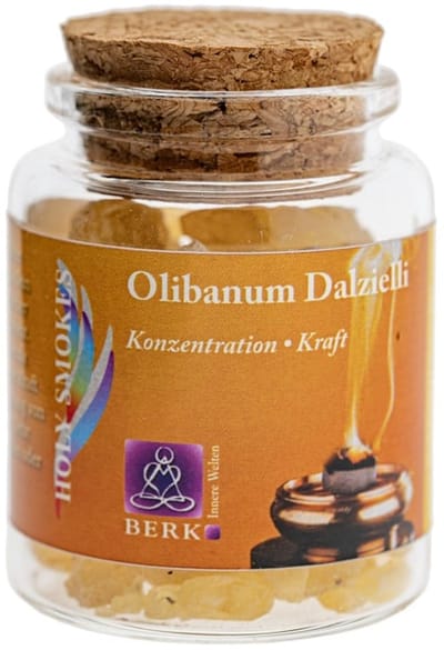 Wierookhars Olibanum Dalzielli in Glas