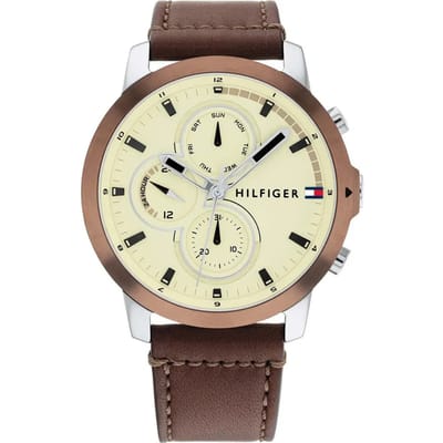 Tommy Hilfiger Jameson Le Heren Bruine Horloge 1792053