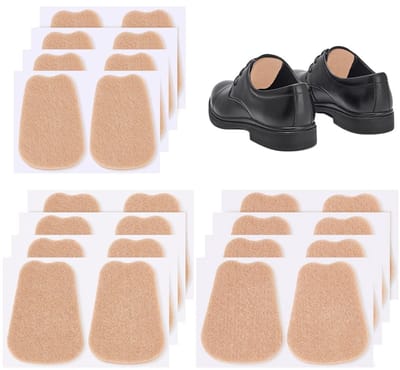 Dailygoods- Tongkussens Premium - 12 Paar - Vilt - Zelfklevend - Natuurlijk Bruin - 3 Maten - Verlicht Druk op Voeten - Schoeninlegzolen