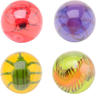 Johntoy putty bol speelgoed met insect - 12 stuks - slijm.