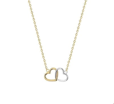 The Fashion Jewelry Collection Ketting Hartjes 1,3 mm 40 - 42 - 44 cm - Goud