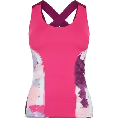 Head Dames-tanktop met grafische print (Roze)
