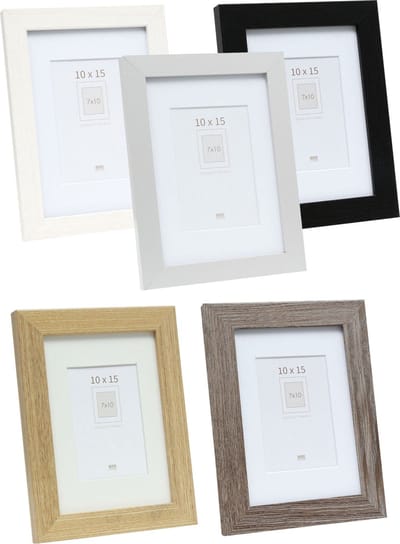 Deknudt Frames fotowand S66KMP 3 - 5 fotokaders - foto 7x10/10x15 cm