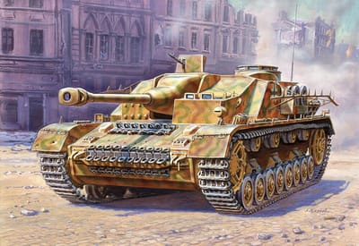 Zvezda Modelbouwpakket Auto - 6284 Sturmgeschutz IV SD.KFZ.167 Plastic - 1:100 - Modelbouw