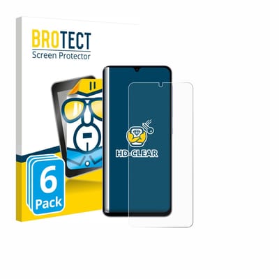 BROTECT - Screenprotector voor Samsung Galaxy A07 - Folie Beschermfolie transparant 6 Stuks