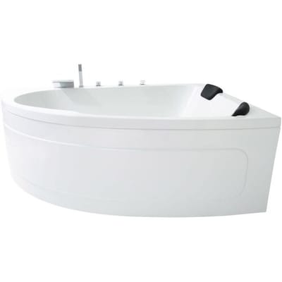 Caribia Delta XL bathtub 180 x 130 cm with apron 80872