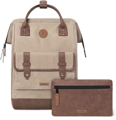 Cabaia Adventurer Large Laptoprugzak - 16 inch - 23L - Taupe