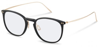 Rodenstock R7136 Black, gold 52/21/140 MAN Brilmonturen