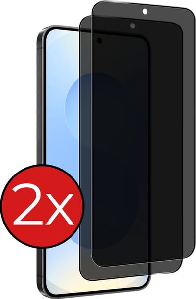 Screenprotector - 2 Stuks - Geschikt voor Samsung Galaxy S25 - Privacy Filter - Beschermglas - Gehard Glas - Tempered Glass - Screen Protector