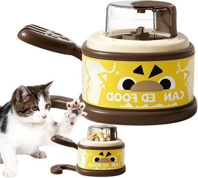 Honden Snackdispenser - Interactief Speelgoed - Langzaam Voeden - 3-traps Instelbaar - 18.5 x 12 x 11 cm - Zwart