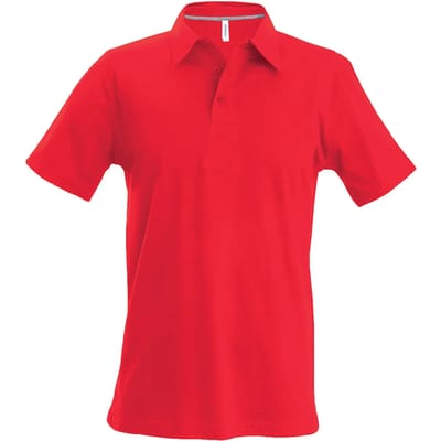 Kariban Kinderpolo korte mouwen K249 - Red - 6/8 Y (6/8 ans)