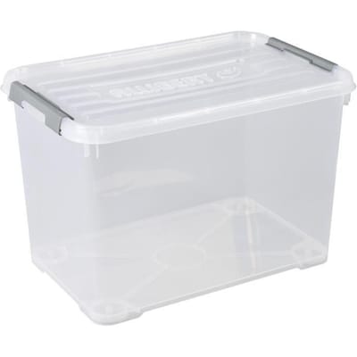 Curver opbergbox met wielen 65L - handige kunststof opberger multicolor.