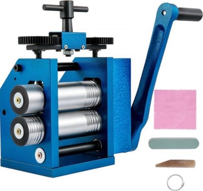 Handwalserij 4 in 1 - Walserij - 112mm - Metalen - Instelbare dikte - Voor sieraden, metaal en plaatbewerking