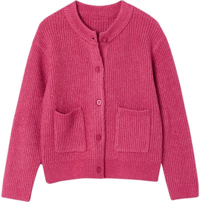 Vertbaudet Vestje voor meisjes van fijn, schuimig breisel