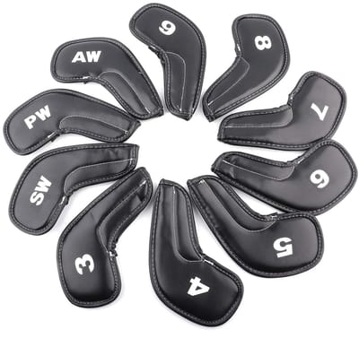Dailygoods- Golfclub Hoofdhoezen Set van 10 - Bescherming - Robuust - Duurzaam - Wasbaar - Eenvoudig omwikkelen - Golfclub Covers