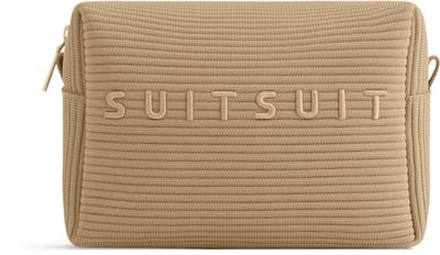 SUITSUIT Toilettas dames - Luxe make up organizer - Stijlvolle toilettas - Elegante make up etui - Fusion Toilettassen - Bruin