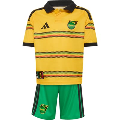 Adidas Jamaica Trainingspakken Peuter - Geel - Maat 105 - 110 CM - Poly Mesh