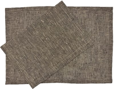 Maya placemat naturel/mocca - set van 4