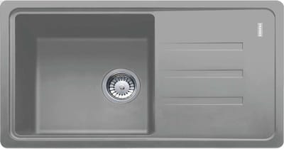 Franke Malta - BSG 611-78/39 fragraniet spoelbak, 78x44 cm, grijze steen 114.0395.154
