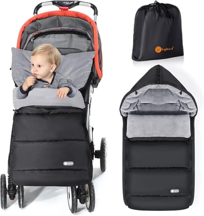 Universele Voetenzak voor Kinderwagen - Waterdicht, Warm en Duurzaam met Aanpasbare Kap