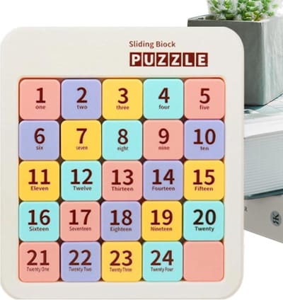 Getallenpuzzel - Cijfer Puzzel - Hersenkraker - Magnetisch - 19.6 x 17.4 cm