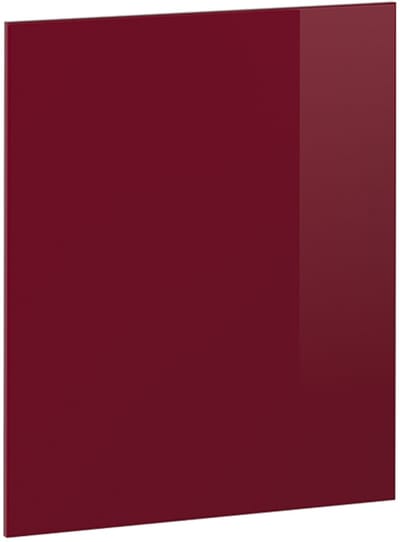 Vicco R-Line Keukenfront – 59.6 x 71.3 cm meubelfront voor de halfhoge ovenombouwkast Rode hoogglans
