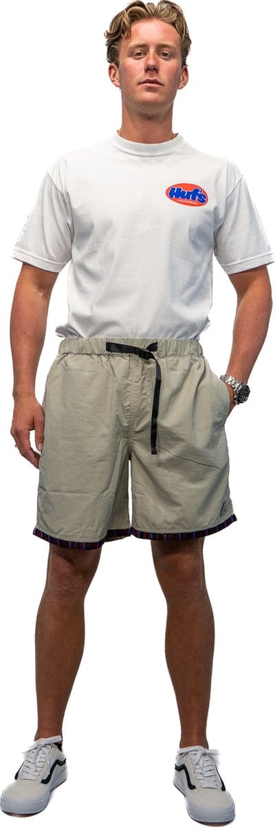 HUF Peak Tech Casual short heren Zand S