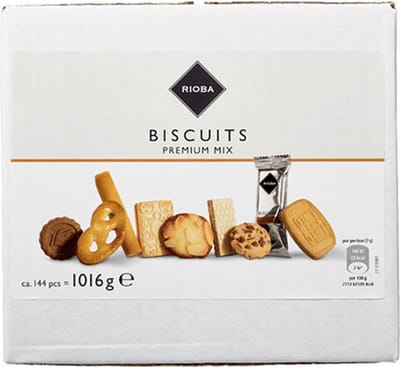 RIOBA Premium koekjes 144 stuks 1065 g