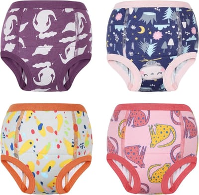Oefenbroekjes - Potty Pants - Zindelijkheidstraining - 6-laags Absorptie - 4 jaar - Cartoon